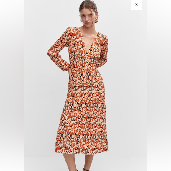 Mango Midi Dress size 4 - Picture 2 of 9